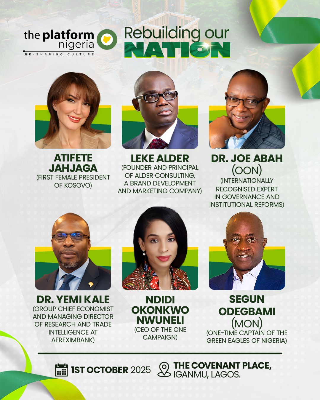 Rebuilding our nation